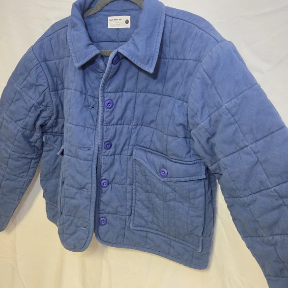 Back Beat Co. Indigo Quilted Jacket - Picture 6 of 16